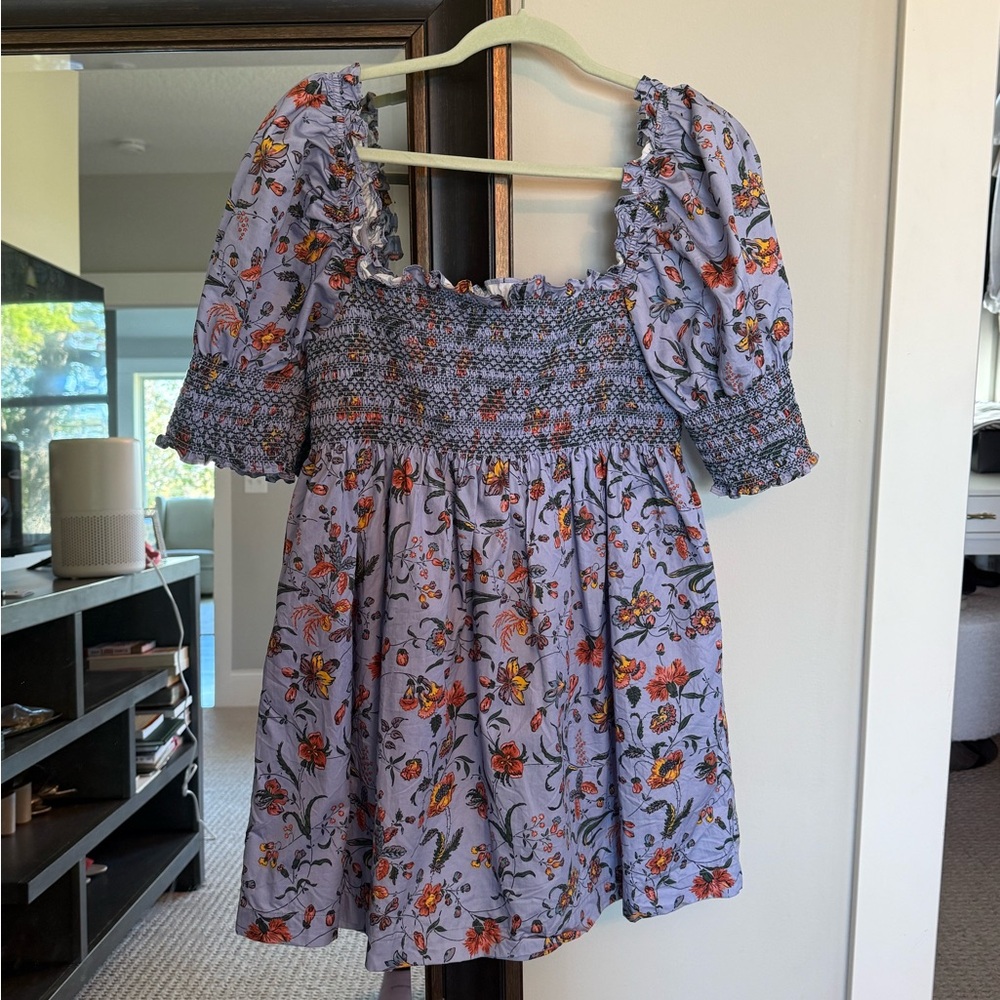 Hill House ‘The Lila’ Light Blue Nap Dress